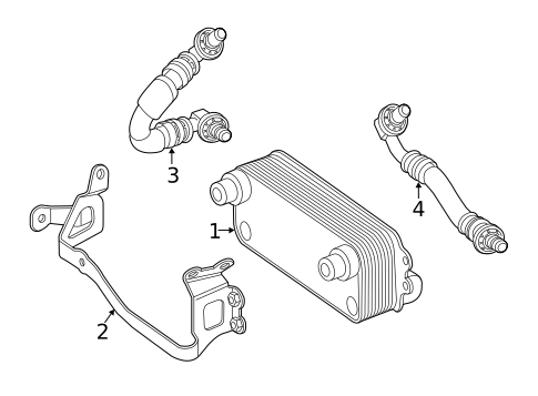 Trans Oil Cooler for 2021 Mercedes-Benz AMG GT 63 S #0
