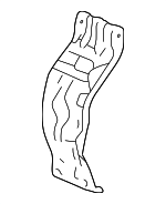 15129421 - Body: Center Bracket for Buick: Rainier | Chevrolet: Trailblazer, Trailblazer EXT | GMC: Envoy, Envoy XL, Envoy XUV | Oldsmobile: Bravada Image