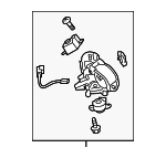 4502002300 - Steering: Upper Bracket for Toyota: Corolla, Matrix Image