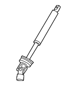 LR071147 - Steering: Lower Shaft for Land Rover: LR3, LR4, Range Rover Sport Image