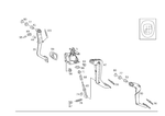2102901185 - Pedal Assembly: Pulley for Mercedes-Benz: E420, E430 Image