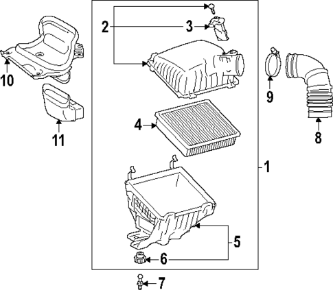 Air Intake for 2025 Toyota 4Runner #0