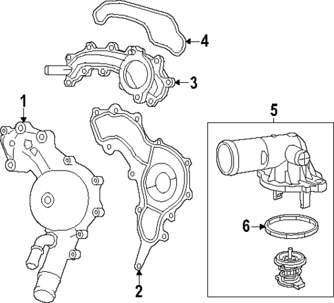 Water Pump for 2025 Ram 1500 #1