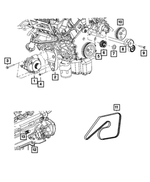 R4896803AA - Electrical: Engine Generator, Remanufactured for Mopar Image