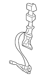 5KQ41DK2AB - Electrical: Center Belt Assembly Bezel for Dodge: Ram 1500, Ram 2500, Ram 3500 | Ram: 1500, 2500, 3500 Image