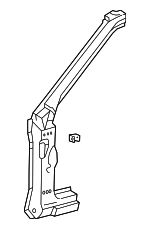 6113102030 - Body: Outer Hinge Pillar for Toyota: Corolla Image