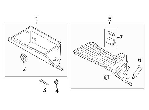 Glove Box for 2017 Kia Forte5 #0