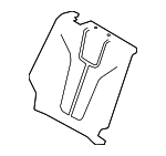 89460J3000PMU - Body: Seat Back Cover for Hyundai: Veloster Image