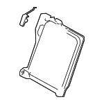 89410J3000RJS - Body: Seat Back Frame for Hyundai: Veloster Image