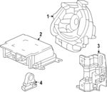 77960T65A93 - : SRS Unit for Honda Image
