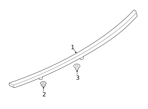 High Mounted Stop Lamp for 2023 Audi TTS Quattro #0