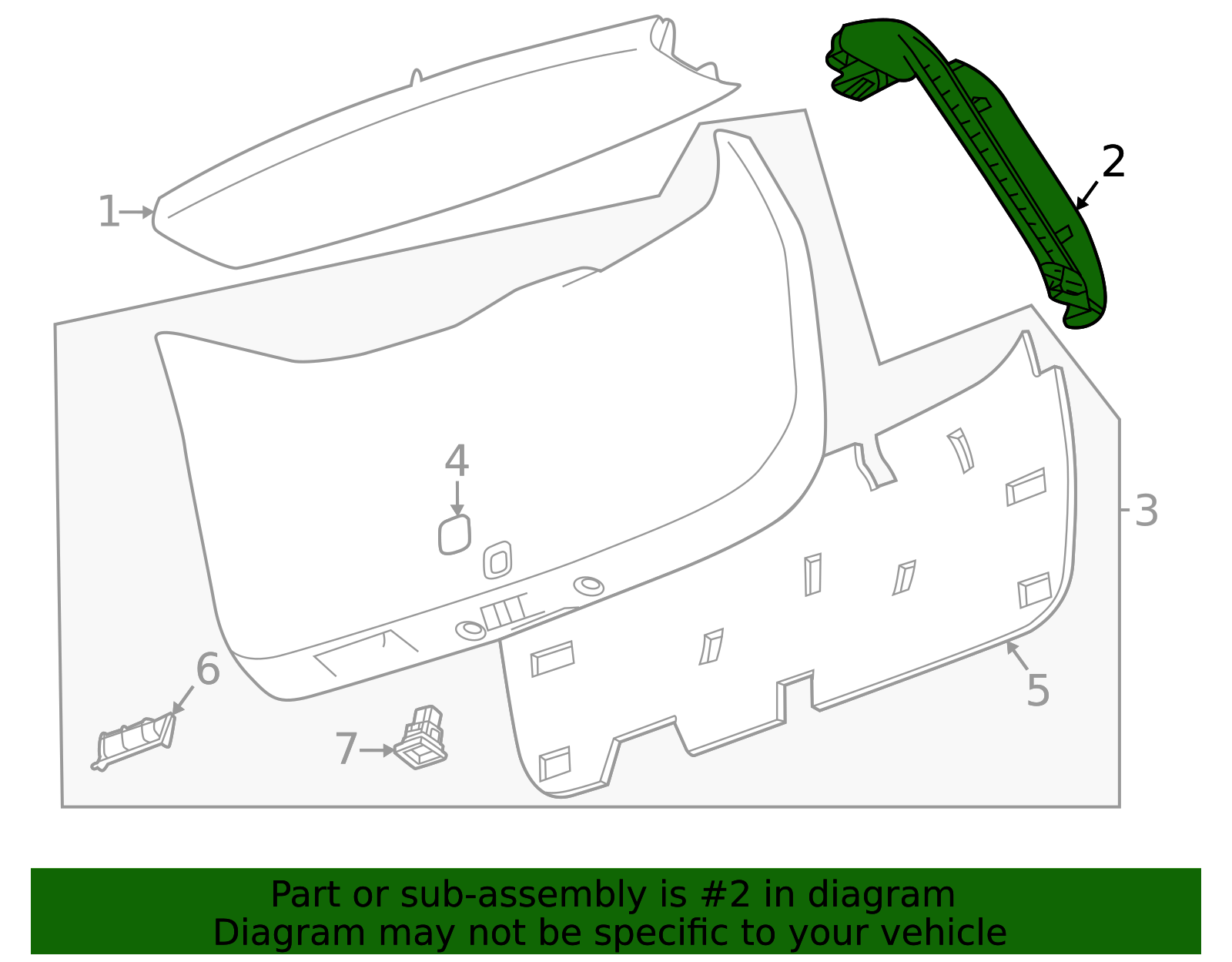 2025-2026 GM Side Gate Trim 26368405 GM | GMPartsDirect.com