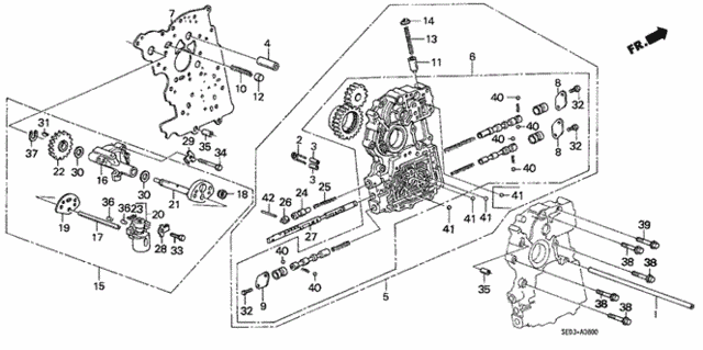 AT Main Valve Body for 1986 Honda Accord #0