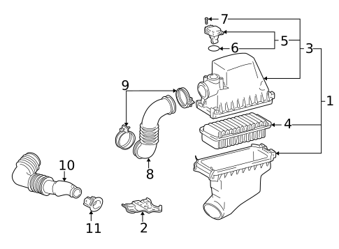 Air Intake for 2006 Scion xB #0