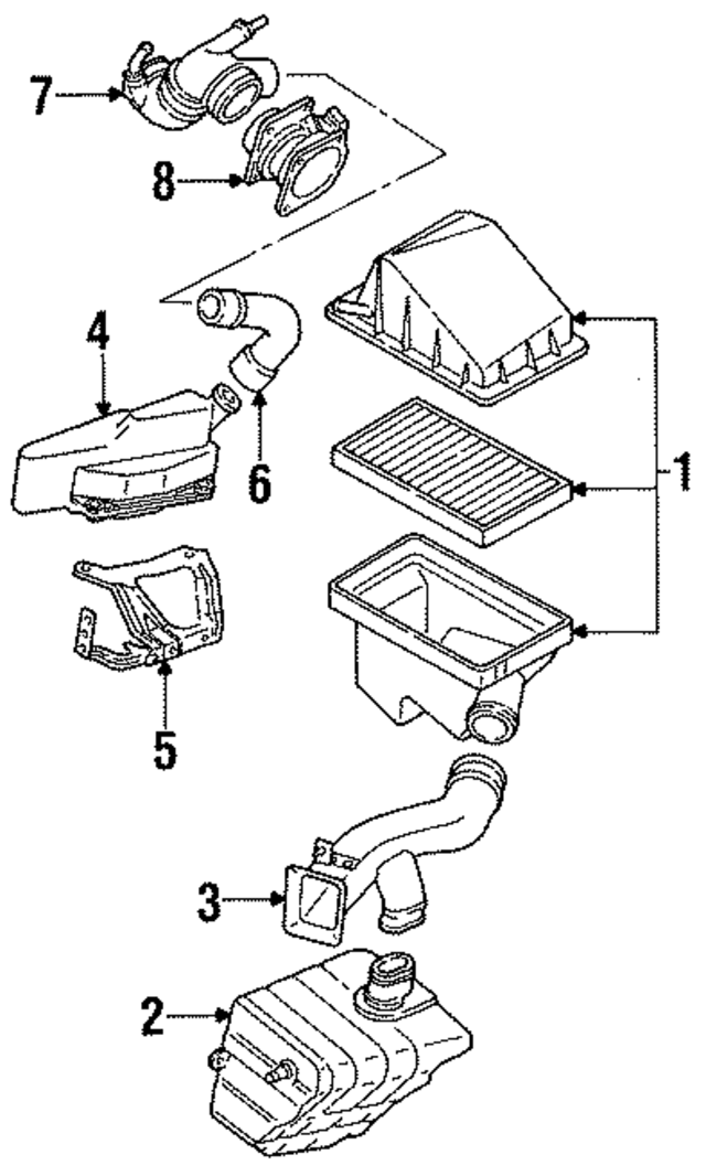 1650062J00 - Engine: Air Cleaner Assembly for Infiniti Image