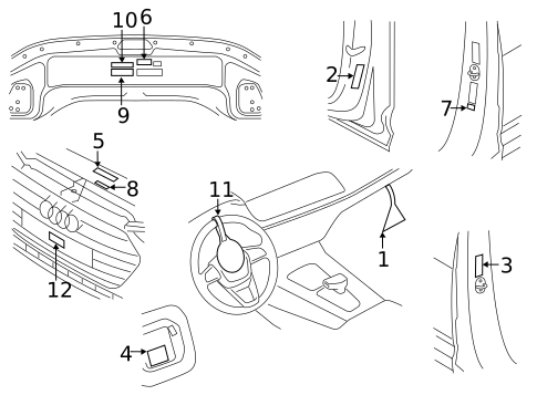 Labels for 2022 Audi A6 allroad #0