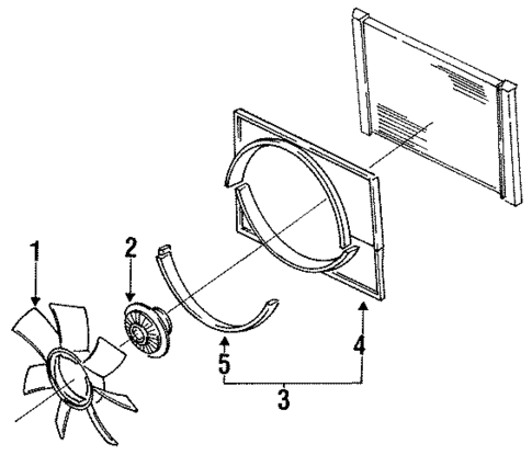 Fan for 1990 INFINITI Q45 #0