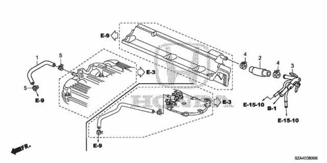 Breather Tube for 2012 Honda Pilot #0
