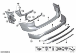 51127332324 - : Trim Panel, Bumper, Rear, Bottom for BMW Image