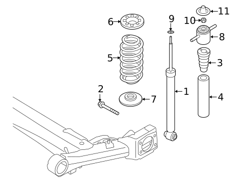 Rear Suspension for 2021 Hyundai Venue #0