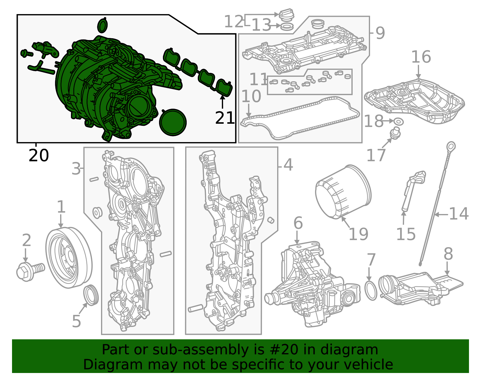 2023-2025 Toyota Intake Manifold 17120-24020 | Toyota Parts Center