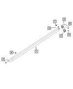 68229646AA - Doors, Door Mirrors and Related Parts: Sliding Door Track, Right for Mopar Image image