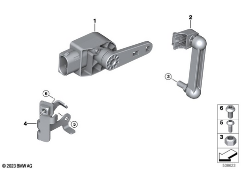 Spring Strut, Mounted Parts for 2025 BMW-Motorrad R 1300 RS #0