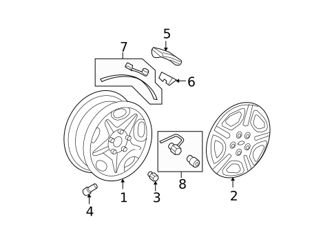 Wheel for 2006 Ford Freestar #0