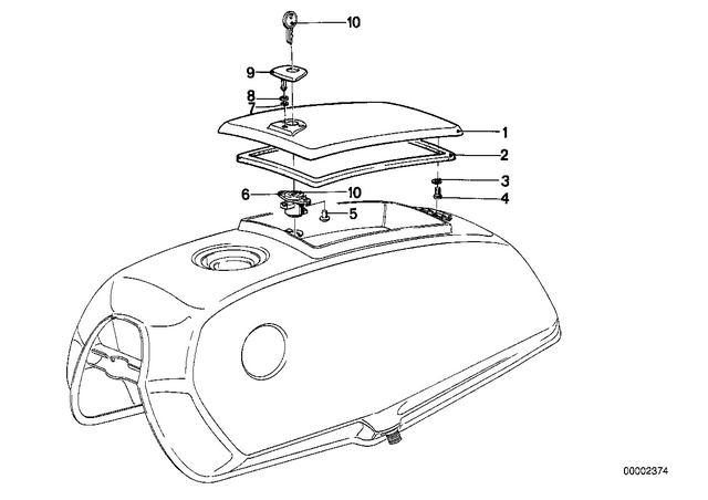 16111237676 - : Gasket                    for BMW-Motorrad Image