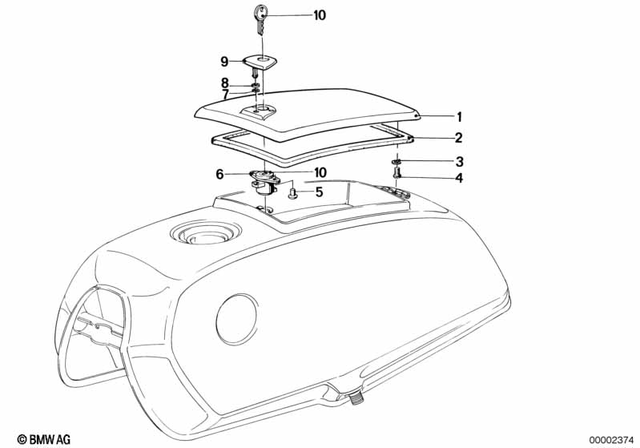 16111237676 - : Gasket                    for BMW-Motorrad Image