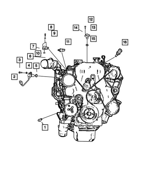 Sensors for 2003 Jeep Liberty #4