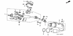 934030803008 - Chassis: BOLT-WASHER (8X30) for Honda Image