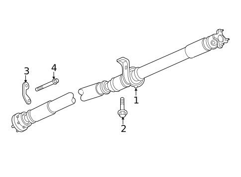 Drive Shaft for 2012 Buick Enclave #0