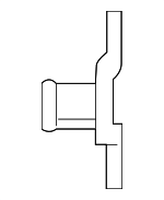 68310715AC - Body: Striker for Mopar Image