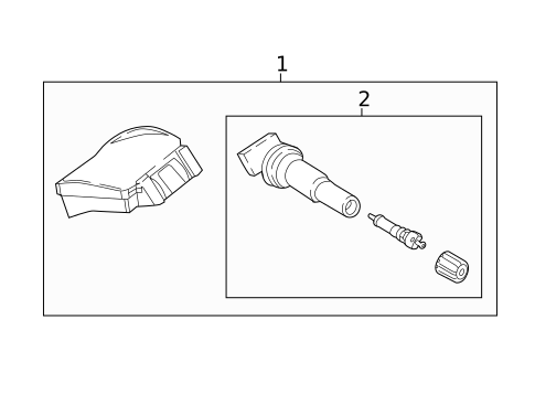Tire Pressure Monitor Components for 2022 BMW X3 #0