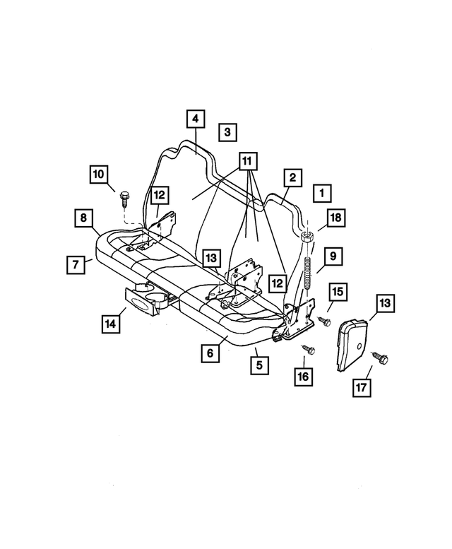 5015749AA - Interior Trim: Screw for Mopar Image