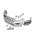 55112714AG - Electrical: Headlamp, Right for Mopar Image