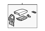 83404S0KA00ZB - Body: Armrest Assembly for Acura Image