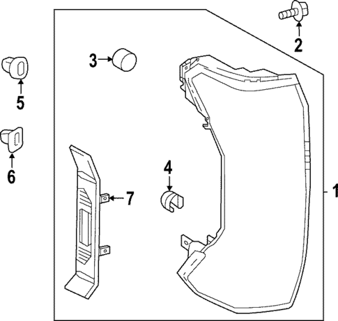 Combination Lamps for 2024 Toyota Tundra #1