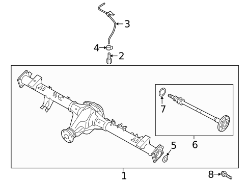 Axle & Differential for 2019 Nissan TITAN XD #0
