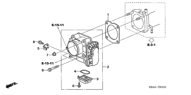 Throttle Body ('06-) for 2006 Honda S2000 #0
