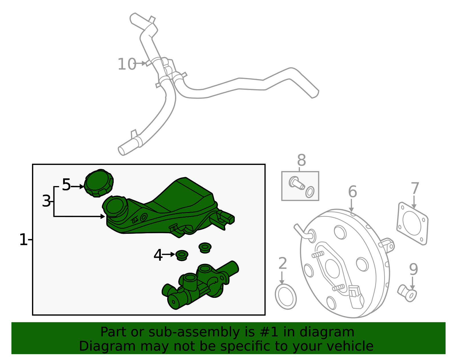 58510-R0000 - Master Cylinder 2022-2026 Kia Carnival | Smithtown Kia Parts