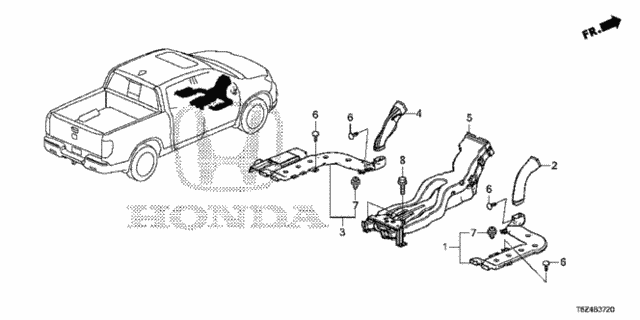Duct for 2019 Honda Ridgeline #0