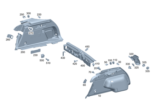 Trunk Lining for 2025 Mercedes-Benz GLC350e #0