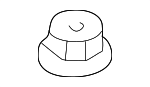 9XG016941M - Electrical: Hold Down Nut for Mazda: 6, Tribute Image