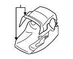 88972243 - Steering: Column Cover for Pontiac: Vibe Image