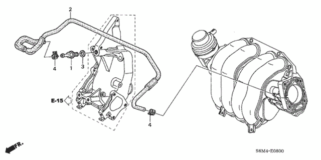 Breather Tube for 2002 Acura RSX #0