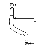 42696981 - : 2020-2023 Chevrolet Bolt EV - Auxiliary Heater Inlet Hose for GM Image