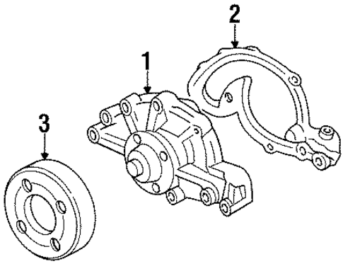 Water Pump for 1999 Chevrolet Lumina #0