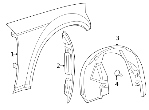 Fender & Components for 2005 Chrysler 300 #0
